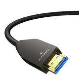 Storemax 8K/60Hz 4K/120Hz 48GBPS Hdr Arc Hdcp Fiber Optik HDMI 2.1 Kablo 20 Metre - Ahşap