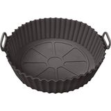 Storemax Airfryer Silikon Pişirme Kabı, Yuvarlak Hava Fritözü Aksesuarı, Tüm Airfryerlara Uyumlu Yıkanabilir Leke Tutmaz Esnek Kızartma Tepsisi… ( )