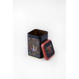Storemax Alices Desenli Kare Metal Saklama Kabı 11X11 cm ( Alices) - Standart
