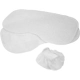 Storemax Alina Clean Buharlı Temizleyici ile Uyumlu Yer Mop Bezi ve Cam Bezi - Ahşap - Beyaz