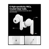 Storemax Audio Tws P20 Bluetooth Kablosuz Kulaklık - Anc Pro Aktif Gürültü Engelleme + Enc 6 Mikrofon - 10MM Lcp Graphene Sürücü - 30 Saat Ios & Eq App Şeffaf & Gaming Mod Ipx5 Siyah - ASD07888