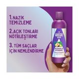 Storemax Aussie Sos Blonde & Hydrate Açık Renk Boyalı, Röfleli ve Gri Saçlar Için Mor Şampuan 500ML