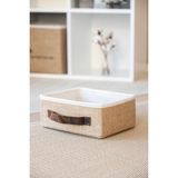Storemax Bee Jüt Dolap Içi Organizer Takı, Makyaj,, Ofis Düzenleyici Saklama Kutusu Organizer 26X20X10 cm - 1,5 x 0,7 m - 00 Beyaz