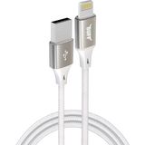 Storemax BL71 USB To 2.4A 1.2m Örgülü ve Şarj Kablosu (Beyaz) - 0 - Siyah