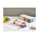 Storemax Bölmeli 4'lü Nora Saklama Kabı 2 Lt Ekru - 0,33 - 0 Siyah
