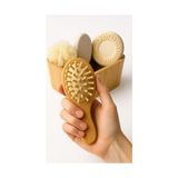 Storemax Busstier Kalp Şeklinde Ahşap Organizerli Banyo Seti, Doğal Lifli Banyo Süngeri, Yumuşak Köpük Lif ve Ponza Taşı, Masaj Taraklı Spa Bakım Seti, Günlük Duş ve Cilt Bakımı Için - 0- Koyu Mavi