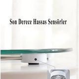 Storemax Bydiz Dijital Baskül Banyo Tartı 180 kg Kapasiteli Temperli Cam (Kare)