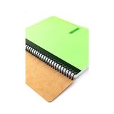 Storemax Capricorn Neon Serisi, A4, 6 Konulu (3 Kareli, 3 Çizgili) 180 Yaprak Pp Kapaklı Spiralli Defter, Yeşil