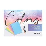 Storemax Colors A4 80 Yaprak Kareli Defter 3'lü Paket, Somon, Pembe, Mavi - --