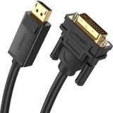 Storemax Display Port Erkek To DVI 24+1 Erkek Görüntü Aktarma Kablosu 2 Metre - Ahşap
