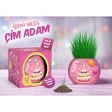 Storemax Doğum Günü Temalı Çim Adam 6'lı Set – Çocuklar Için Eğitici ve Bitki Yetiştirme Kiti - (ClearEyelets)Black-RadiantOrchid
