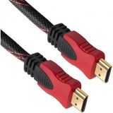 Storemax Ekstra Kalın Premium Örgülü HDMI Kablo 3 Metre – V1.4 Speed Uçlu Dayanıklı Computer Cable Bilgisayar Kablosu - Ahşap