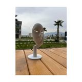 Storemax El Destekli Yüz Biblo Modern Sanatsal Dekor Objesi (150X150X255 Mm) - 0 - Siyah