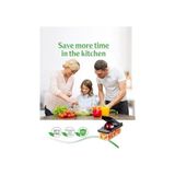 Storemax Enleber Sebze Doğrayıcı - Ahşap - Beyaz