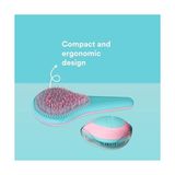 Storemax Ev ve Seyahat Detangler Seti - Saçlar Için Klasik Detangler Fırçası - Seyahat Detangler Fırçası Kabarmayı ve Kırılmayı Azaltır - Kalın ve Kıvırcık Saçlar - 2 Parça - Kestane Akaju