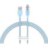 Storemax Explorer Serisi Hızlı Şarj Kablosu Akıllı Kontrolü USB To Type-C 100W, 1m, Mavi - 0 - Siyah