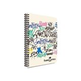 Storemax Grafiti Spiralli Defter, A4, 80 Yaprak, 70G Kağıt, Kareli, Dayanıklı Kapak, Kolay Açılan Spiral Cilt, Asorti Renkler
