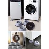 Storemax Gri Silikon Tabanlı Ses ve Titreşim Azaltıcı Ayaklık 4 Adet Çamaşır Makinesi ve Kurutma Makineleri - 0,1 lt - 001-Renkli