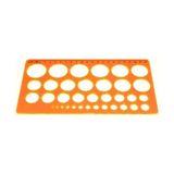 Storemax Hatas Daire Şablon Cetvel 1-36 - 0 - --