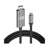 Storemax Hc-01 Type-C To 4K Ultra Full Hd HDMI Usb-C Tak Çalıştır Görüntü Aktarım Kablosu-1.8m - Ahşap