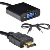 Storemax HDMI To VGA Ses Destekli Dönüştürücü Kablo Çevirici 4488 - Ahşap