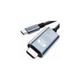Storemax HDMI Type C - Lightning - ve Tüm Type C Cihazlarla Uyumlu Hd Hdmi Kablo 4K Ultra Hd HDMI Kablo Tak Çalıştır 2 Metre (Type C To Hdmi Hb-06) - Ahşap