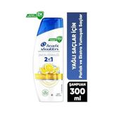 Storemax Head & Shoulders Limon Ferahlığı 2'si 1 Arada Yağlı Saçlar Için Kepeğe Karşı Etkili Şampuan 300ML