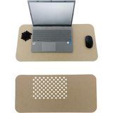 Storemax Keçe Masa Üstü Mouse Pad ve Bilgisayar Düzenleyici 70X32 cm – Antibakteriyel Mat, Keçe Mat, Masa Altlık, Ofis ve Ev Için Minimalist Tasarım (Açık Kahve) - 1 cm - Pembe