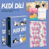 Storemax Kedi Dili - Kedinizi Anlayabilmeniz Için Resimli Bir Rehber - Lili Chin - Kartpostal - Ayraç - Aşı Kartı ve Şirin Kulaklar Planlama Defteri