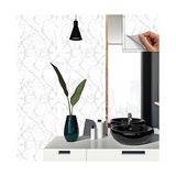 Storemax Kendinden Yapışkanlı Silver Desenli Pvc, Yapışkanlı Kaplama, Çıkartması, Zemin Duvar Karosu 30X30 cm (11 Adet / 1 M²) - 0,75 lt