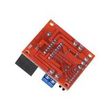 Storemax L298N Voltaj Regulatörlü Çift Motor Sürücü Kartı (Kırmızı Pcb) - 0 - Siyah