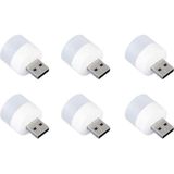 Storemax LED Lambalar, Okuma Işığı, 6 Parçalı Taşınabilir Mini USB Gece Lambası, Mobil Led, Bebek Uykusu, Mobil Şarj Lambaları Için Küçük Yuvarlak Işıklar - -50 C - 10 cm