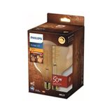 Storemax Ledcla 50W G120 E27 2200K Sarı Işık Gold Dim Edilebilir Filament LED Ampul - 1 - 10 W - Amber