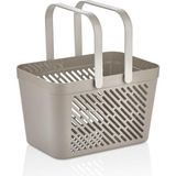 Storemax Life Çok Amaçlı, Mutfak, Çekmece Içi Organizer Düzenleyici Gri Kulplu Sepet MIT1150 - 1,5 x 0,7 m - 00 Beyaz