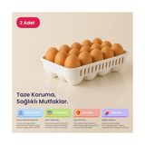Storemax Life Yumurta Saklama Kabı – Kilitli Kapaklı, Yıkanabilir, Hijyenik ve Pratik Saklama (30'lu) - 0,33 - 0 Siyah