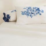 Storemax MELANIE%100 Pamuk 2'li Yastık Kılıfı Mavi - Siyah