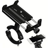 Storemax Metal Motosiklet Mobilet Motor Bisiklet Gidon Uyumlu Cep Telefonu Tutacağı Tutucu - 1BW-Beyaz