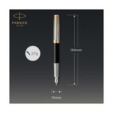Storemax Metal Siyah Gt Dolma Kalem 18K, F Uç - 0 - --