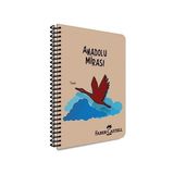 Storemax Mirası Spiralli Defter, A4, 120 Yaprak, 70G Kağıt, Kareli, 500 Mikron Pp Kapak, Pet Spiralli, Asorti Renkler, Dayanıklı ve Kullanışlı - --