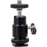 Storemax , Monopod ve Hot Shoe Için Mini Kafa - Ahşap