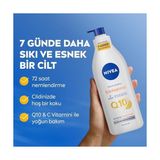 Storemax Nivea Creme Care Nemlendirici Duş Jeli 250ML ve Q10 Sıkılaştırıcı Vücut Bakım Losyonu 400ML, C Vitamini