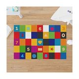 Storemax Okul Öncesi Öğretici Oyun Matı - Bebek Oyun Halısı - 1BW-Beyaz - 0,60 x 19 x 29 cm