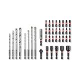 Storemax Orijinal M-Case 39-Parça Darbeye Dayanıklı Uç Seti (25 mm Uçlar, Metal Matkap Uçları, Çok Amaçlı Matkap Uçları, 60 mm Uç Tutucu, Lokma Anahtar, Havşa Ucu, Saklama Kutusu Dahil) - 49108763