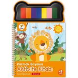Storemax Parmak Boyama Aktivite Kitabı Hayvanlar - Ahşap - 0 - 1 Yaş