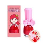 Storemax Pinky Cosmetic I'm Pinky Kids Nail Paint Red Apple Çocuklar Için Soyulabilir Oje - 0 - Siyah