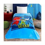 Storemax Pj Masks Heroes Çizgi Film Karakteri Pamuk-Polyester Karışım Battaniye, Mavi, Kırmızı, Yeşil, Tek Kişilik - 0 Siyah - --