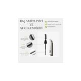 Storemax Pop Beauty Kaş Sabitleyici ve Şekillendirici, Kaş Fırçası, Tarağı ve Sabitleyici Jel (Laminasyon Etkili) - 00 Clear