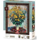 Storemax Puzzle Kudüs Enginar Çiçekleri, Claude 1000 Parça Çerçeveli Puzzle
