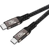 Storemax QG01 Type-C To Type-C Usb4 Pd Kablosu 240W 40GBPS 8K@60Hz 1 Metre Siyah - 0 - Siyah