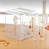 Storemax Şeffaf Akrilik Takı Düzenleyici Stand, 3 Çekmeceli, 18 x 13 x 13 cm - 001-Renkli